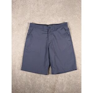 Johnnie-O Mens performance Shorts Golf Sport Size 32 Navy 9" Stretch